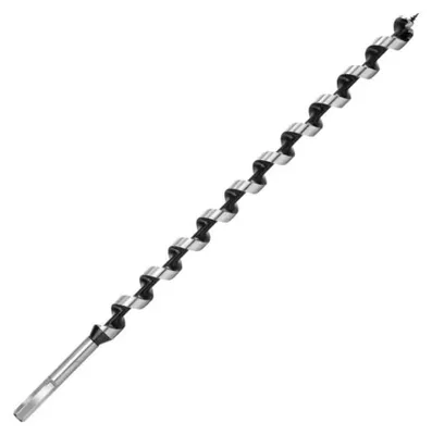 Image de Mèche Hélicoïdale Acier D.18 x Lu. 380 x Lt. 460 mm - Q. 6 Pans - Précision et Performance pour Charpente - Diamwood