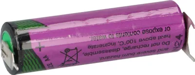 Zdjęcie produktu dla Bateria Tadiran SL360/PT AA 3,6 V 2400 mAh LiSOCl2 z pinami (+/-) PCB