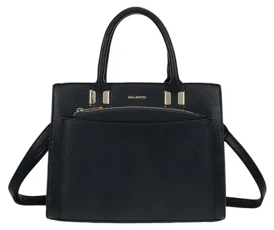 Image de Gallantry, sac à main structuré pour femme avec poche avant et bandoulière, noir