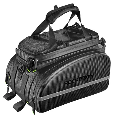 Obrázok produktu pre Cyklistická brašňa s výklopnými vreckami do kufra 35 l - čierna