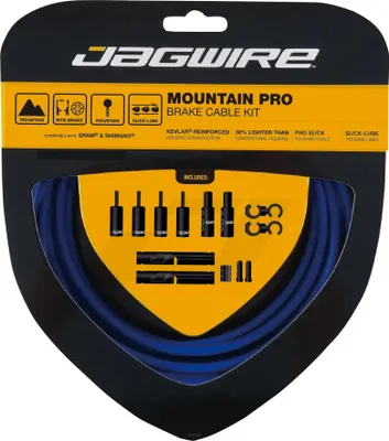 Immagine prodotto di Set cavi freno Jagwire Mountain Pro rinforzati in Poliammide - Cavi interni in acciaio inossidabile per p...