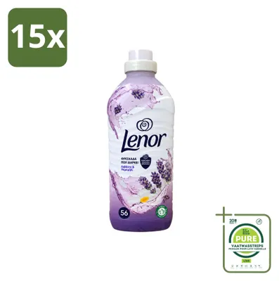 Produktbild von 15 x Lenor Weichspüler Lavendel & Kamille 1176 ml - Großpackung - 15 Stücke