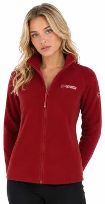 Zdjęcie produktu dla Geographical Norway. Damska kurtka polarowa TUG. Kolor: czerwony. Rozmiar: M (WA1716F/GN-BURGUNDY)