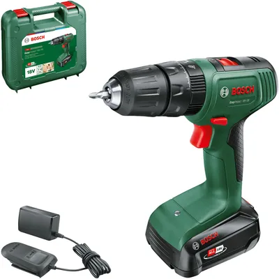 Productafbeelding van BOSCH Home & Garden 06039D810E BOSCH Home & Garden EasyImpact 18V-38 Akku-Schlagbohrschrauber-Set 18,0 V, mit 1 Akku