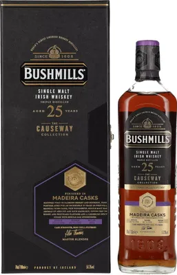 Produktbild von Bushmills 25 Years The Causeway Collection Madeira Cask + Box 700ml 50,3% Vol.