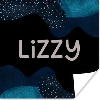 Produktbild von MuchoWow® Poster Lizzy - Pastell - Mädchen 100x100 cm - Babyzimmer