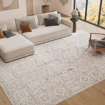 Produktbild von Tapiso Teppich TREND Modern Beige Creme Schlafzimmer Wohnzimmer 120 x 170 cm