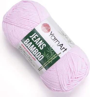 Obrázok produktu pre Yarn Art Jeans Bamboo 109 Light Pink Pletacia priadza