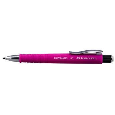 Produktbild von FABER-CASTELL POLY MATIC Druckbleistift pink B 0,7 mm, 1 St.