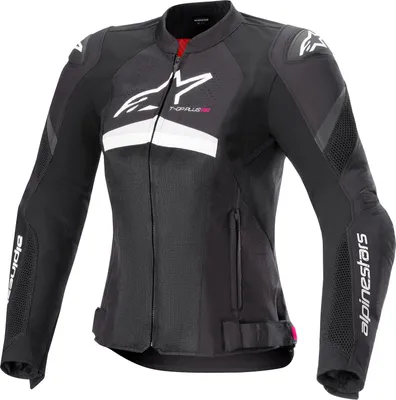 Produktbild von Alpinestars Stella T-GP Plus R V4 Airflow Damen Textiljacke schwarz/weiß