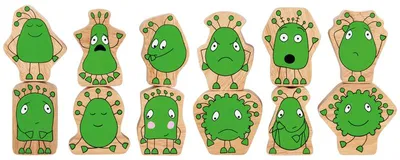 Image de Lanka Kade Ensemble de jeux en bois Folk - Jouet éducatif 12 pièces