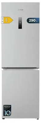 Obrázok produktu pre Cecotec 01971, 290 L, Beznámrazový systém (chladnička), SN-T, 6 kg/24h, E, Nerezová oceľ