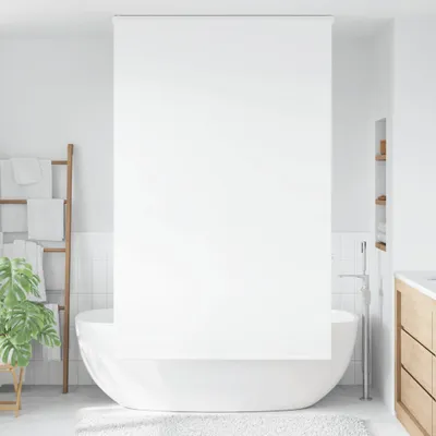 Immagine prodotto di Tenda a Rullo per Doccia Cassonetto 140x240cm Larghezza Tessuto