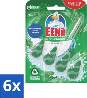 Zdjęcie produktu dla Kostka toaletowa - Active Clean Pine Forest - Kostka toaletowa - 1 kostka toaletowa - opakowanie wartościowe - 6 sztuk
