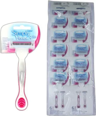 Obrázek produktu pro Gillette Venus3 dámský holicí strojek 12 kusů