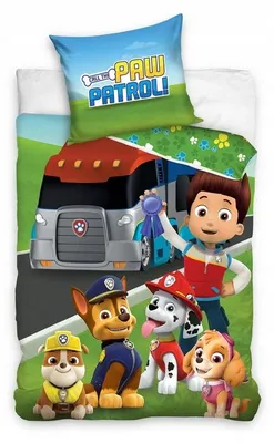 Produktbild von Detexpol Paw Patrol Baumwoll Bettwäsche 160x200 cm