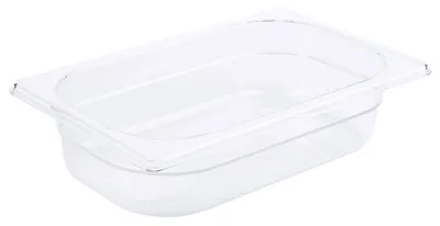 Produktbild von GN Behälter, Gastronormbehälter, Polycarbonat, GN 1/4, Tiefe wählbar : GN 1/4, 65 mm Variante: GN 1/4, 65 mm