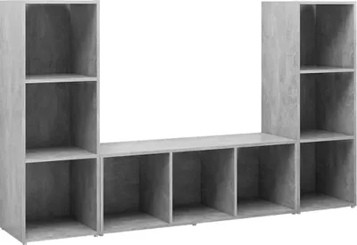 Produktbild von vidaXL | TV-Schränk | 3 pcs 37 x 35 x 107.5 cm