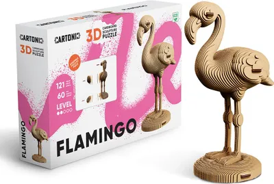 Image de Cartonic 3D Puzzle Flamingo