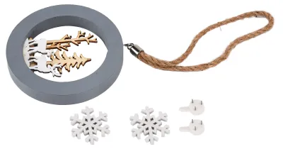 Produktbild von Weihnachtsbaumschmuck in Elchform aus Holz šC DIY-Wanddeko als Geschenkidee