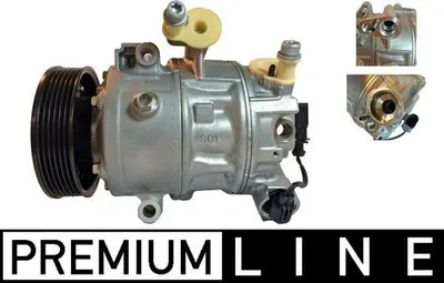 Produktbild von MAHLE ORIGINAL Klimakompressor ACP 694 000P für VW Polo Schrägheck (6R1 6C1)