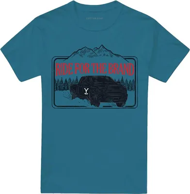Image de Yellowstone - "Ride For The Brand" T-Shirt für Herren/Damen Uni TV26752 (XXL) (Schiefer)