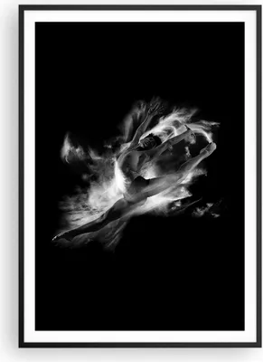 Produktbild von Gerahmtes Poster - Schwarzer Rahmen - Tanz Mann spring - 70x100 cm - Wand Bild - Wanddeko - Wandbilder - Kunstposter - Wandposter - Bilderrahmen - Bilder - Kunstdruck - P2BPA70x100-4391