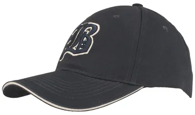 Verstellbare Baseball Cap aus 100% Baumwolle mit schöner Stickerei von Hut-Breiter in blau