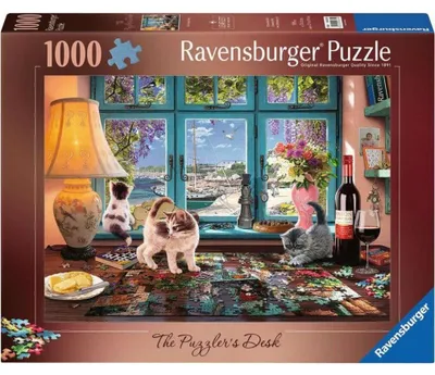 Zdjęcie produktu dla Puzzle Ravensburger "Tischliebhaber" – 1000 elementów