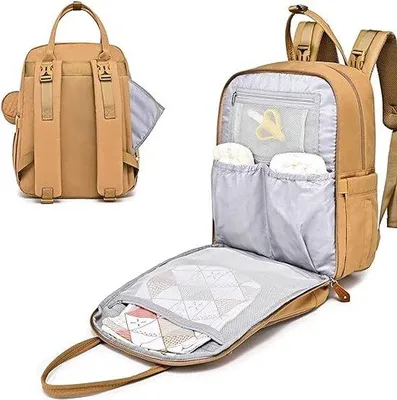 Image de Sac à couches avec tapis à langer et compartiment pour 2 couches