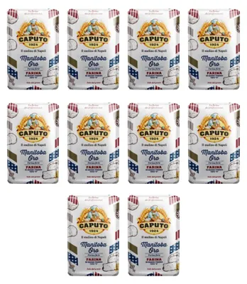 Image de Farine pour pizza Manitoba Oro 10 x 1 kg - Caputo