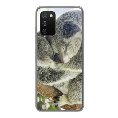 Produktbild von MuchoWow® Handyhülle Schutzhülle Hülle für Samsung Galaxy A03s Koalas - Knuddeln - Tiere - Jungen - Mädchen Silikon Softcase Handy Hülle - Schutz