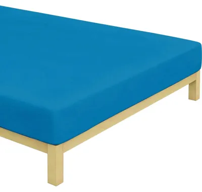Imagen del producto de Sábana de color azul real. Tamaño: 180x200 cm