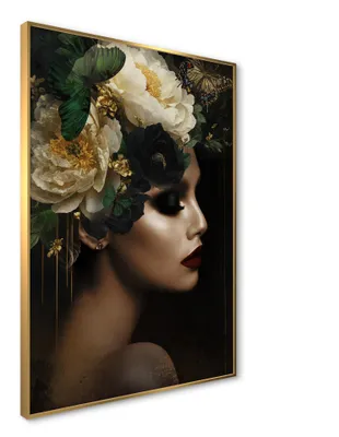 Zdjęcie produktu dla STYLER Obraz ARTBOX 50x70 cm w ramie MDF motyw kobiecego portretu dekoracja ścienna do salonu sypialni biura CHARLOTTE