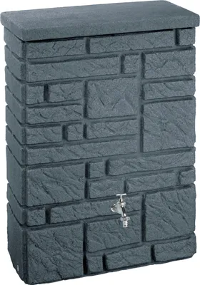Produktbild von Regentonne 300 l eckig MAURANO anthrazit