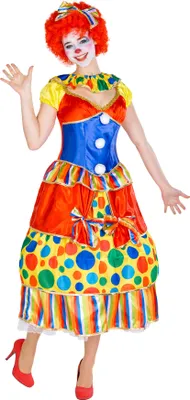 Produktbild von dressforfun® Frauenkostüm Clown Fridoline