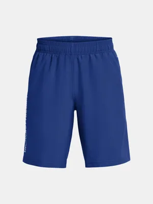 Produktbild von Under Armour Ua Tech Woven Wordmark Shorts für Jungen 1383341-432__YLG