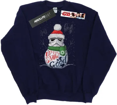 Produktbild von Star Wars - "Up To Snow Good" Sweatshirt für Herren BI45679 (S) (Marineblau)