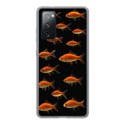 Produktbild von MuchoWow® Handyhülle Schutzhülle Hülle für Samsung Galaxy S20 FE Goldfisch - Tiere - Schwarz Silikon Softcase Handy Hülle - Abdeckung