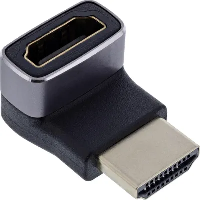 Image de InLine® adaptateur HDMI, HDMI A prise/prise femelle, 90° en haut, 8K UHD