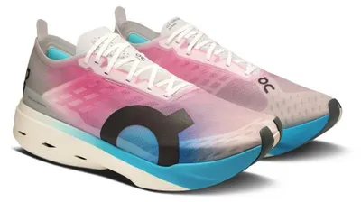 Productafbeelding van ON Cloudboom Strike heren hardloopschoenen, wit/horizon, maat 44.5