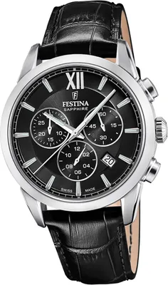 Immagine prodotto di Orologio Festina da uomo cinturino in pelle nero D2UF20041/4