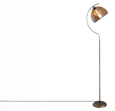 Produktbild von KAWOLA Stehlampe WENORA Bambus antik, KI-generiertes Bild