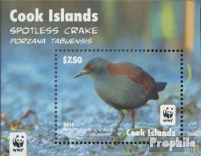 Produktbild von Briefmarken Cookinseln 2014 Mi Block248 (kompl.Ausg.) postfrisch Südseesumpfhuhn