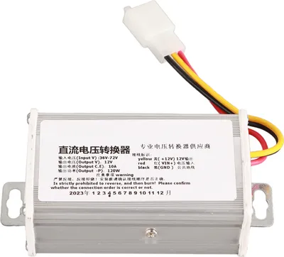 Zdjęcie produktu dla Transformator konwertera DC 36V-72V na 12V 10A 120W do skuterów elektrycznych