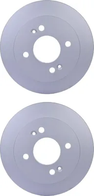 Produktbild von 2 Bremsscheiben voll Ø 62,4 mm 10 mm HELLA passend für u.a. HYUNDAI i10