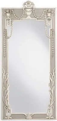 Produktbild von Casa Padrino Luxus Barock Spiegel Grau / Cremeweiß - Italienischer Barockstil Wandspiegel - Luxus Möbel im Barockstil - Prunkvolle Barock Möbel - Luxus Qualität -  Italy