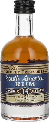 Produktbild von The Secret Treasures 15 Years Old South America Rum 42% Vol. 0,05l