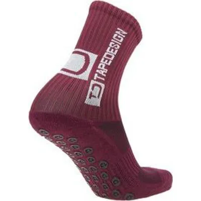 Image de Tapedesign Allround Classic Chaussettes Grip - Bordeaux | Taille: 37-48