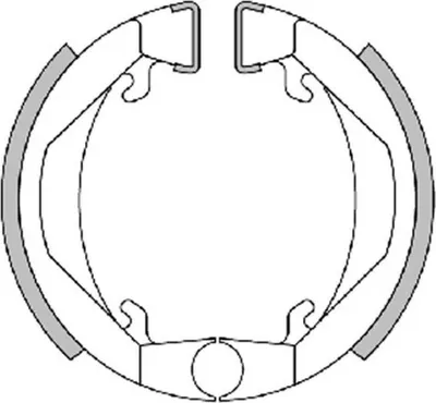 Image de Mâchoires de frein POLINI 80x18 pour la compétition, ressorts compris